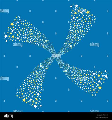 Salute Star Swirl Stock Photo Alamy