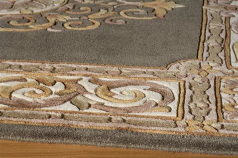 100 Wool Hand Carved And Hand Tufted Traditional Area Rug 26 X 8 Runner