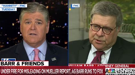 ari melber echoes of sean hannity in bill barr interview