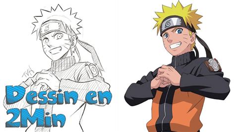 Dessin en 2 min: Naruto Uzumaki - Naruto Shippuden - YouTube