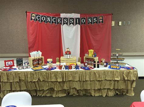 Baseball Themed Baby Shower Concession Stand Baseball Baby Shower