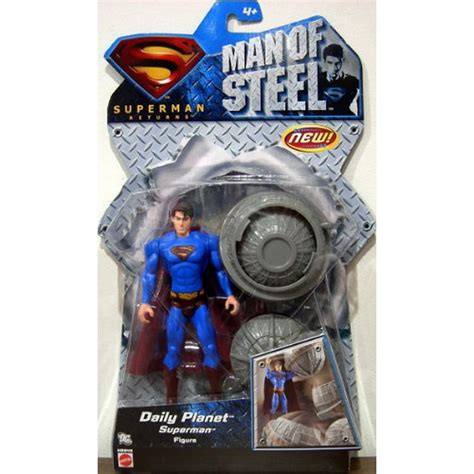 Daily Planet Superman Action Figure 2007 Superman Returns Man Of