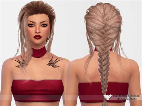 Sims 4 Hairs The Sims Resource Leahlilith`s Daydream Hair Retextured