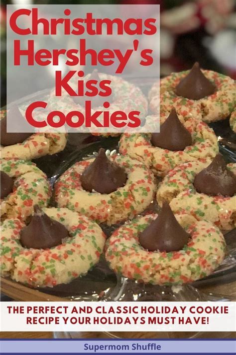 The best thing about this particular cookie recipe is that you can use whatever kind of hershey's kiss strikes your fancy — this rendition calls for hershey's kisses with caramel, but any. Christmas Hershey's Kiss Cookies | Recipe in 2020 | Kiss cookies, Holiday cookie recipes, Yummy ...