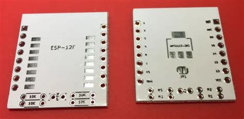 Esp8266 Esp 12f Dip Adapter Board Pcb Breakout Prototyping Esp 12e
