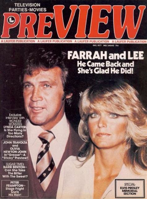 Farrah Fawcett Covers Preview Magazine Us December 1977