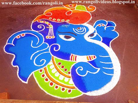 Diwali Rangoli Kolam Designs Images Ganesha Rangoli Designs