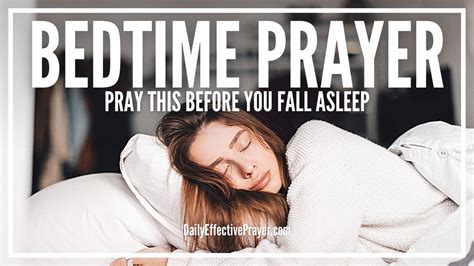 Prayer For Bedtime Bedtime Prayer That Works Youtube