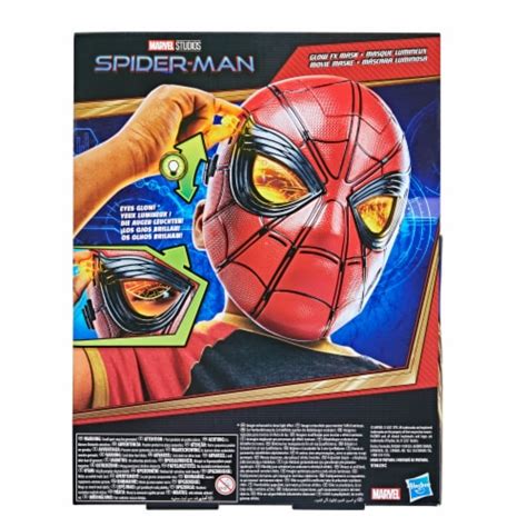 Hasbro Marvel Spider Man Glow Fx Mask Electronic Wearable Mask 1 Bakers