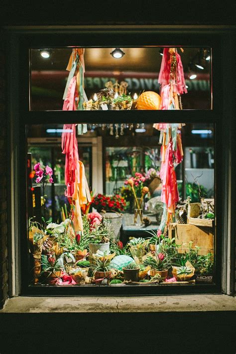 Flower Shop Window Display
