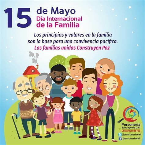 Cada 15 de mayo se festeja oficialmente el día internacional de la familia. #Mayo15 Día Internacional de la Familia. Los principios y ...