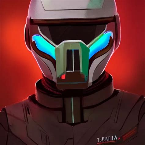 Krea A Beautiful Portrait Of A Space Bounty Hunter By Ivan Talavera