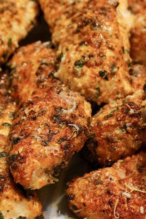 This easy method makes the most flavorful i am so glad that this chicken parmesan recipe is so much easier than that. Low-Carb Baked Chicken Tenders - The Chunky Chef