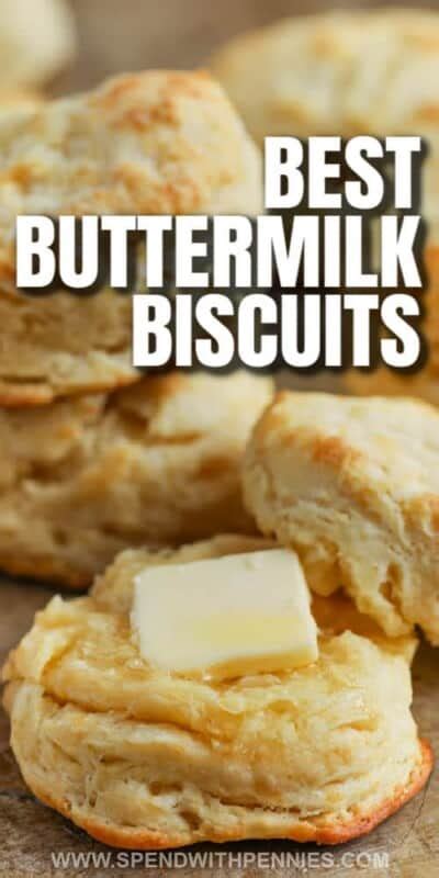 Flaky Homemade Buttermilk Biscuits Spend With Pennies