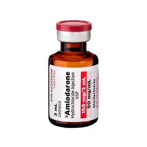 Amiodarone 150mg3ml Vial —