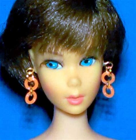 Barbie Dreamz Neon Orange Double Hoops Mod Hoop Earrings Doll Jewelry Ebay