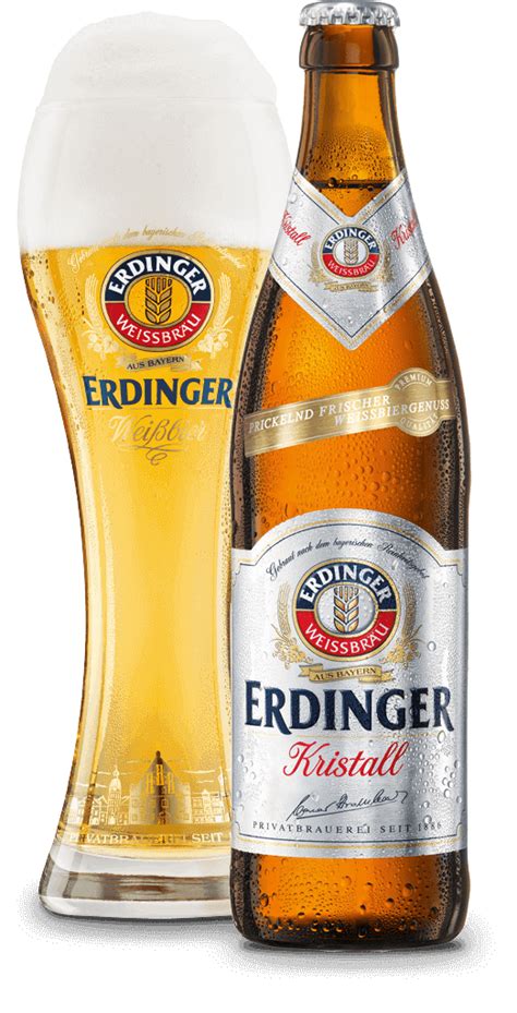 Nothing tops the protection, feel, and endurance like kristall. ERDINGER Weißbier Kristall