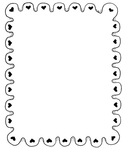 Heart Borders Clip Art Clipart Best