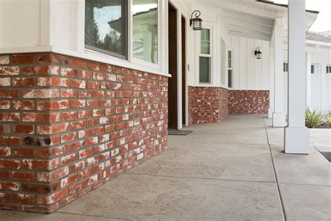 A Classic Ranch Style Home Thin Brick Exterior Cladding Rustic