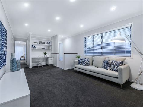 Check out our guide to find the perfect carpet option for all carpet is a classic choice for bedroom flooring, as it creates a warm and comfortable experience. | Ausbuild | Grey carpet living room, Dark grey carpet ...