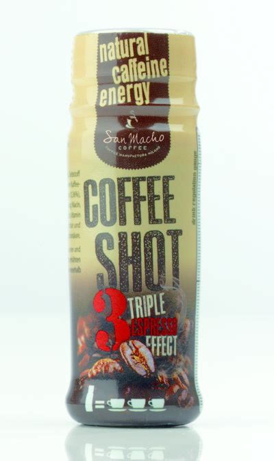 San Macho Coffee Shot Kaffee Energy Koffein Drink Espresso Aus Dem Tv