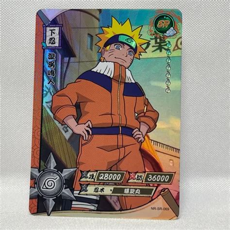 Naruto Uzumaki Sr Holo Foil Kayou Official Naruto Card Tcg Nr Sr