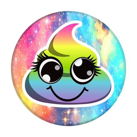 Rainbow Poop Emoji Popsocket Claires Us