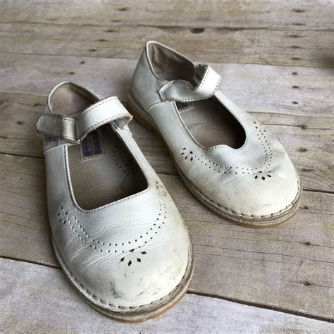 Vintage Leather Mary Jane Shoes Childrens Youth Size 1 Etsy