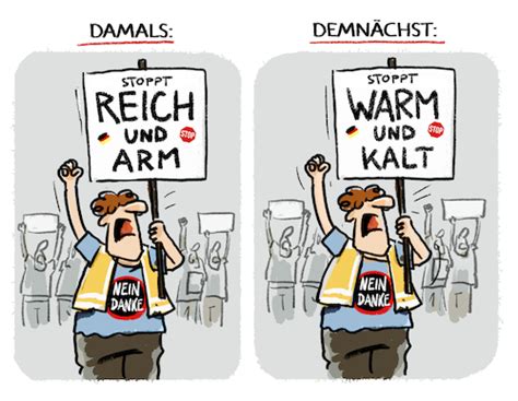 Heizungsklassenkampf Von Markus Grolik Politik Cartoon Toonpool