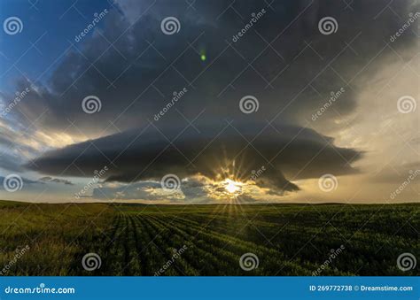 Prairie Storm Clouds Stock Photo Image Of Powerful 269772738