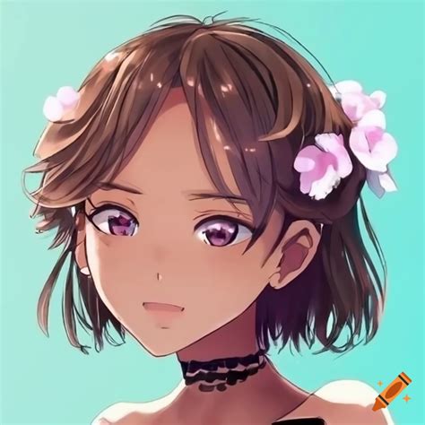 Anime Girl With Brown Skin