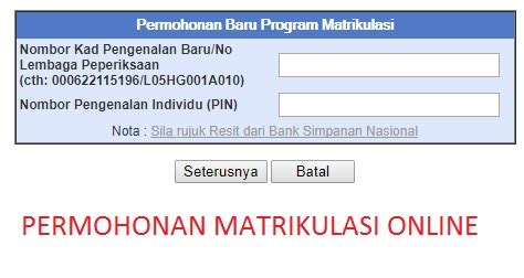 Permohonan calon spm 2017 ke program matrikulasi kementerian pendidikan malaysia bagi sesi pengajian 2018/2019. Permohonan Matrikulasi 2019/ 2020 Online | Nota Sejarah