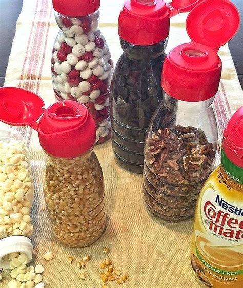Repurposed Coffee Creamer Containers