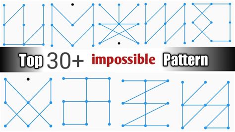 Top 30 Impossible Pattern Lock Hardest Patterns Best Pattern Locks