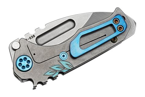 Medford Micro Praetorian T, S45VN Tumbled Drop Point Blade, Tumbled