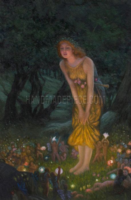 Midsummer Eve By Edward Robert Hughes Painting Reproduction