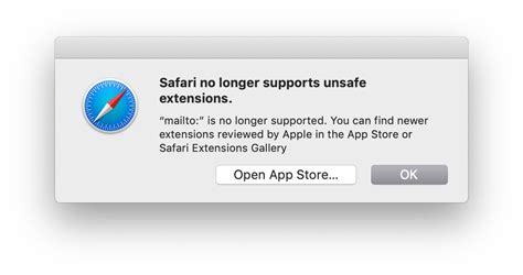 I have sent them screenshots from the irs. How to Bypass "Safari no longer supports unsafe extension ...