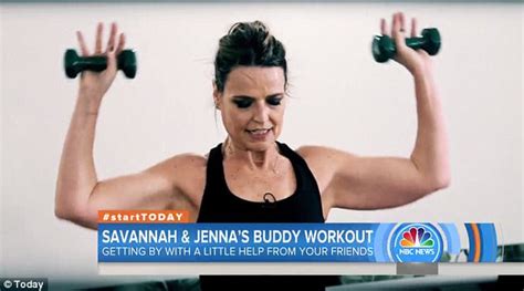 Savannah Guthrie And Jenna Bush Hager Work Out Together Daily Mail Online