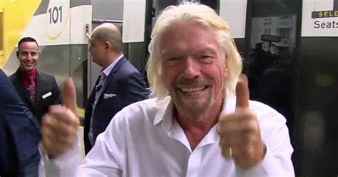 Richard Branson In South Florida For Virgin Trains Rebranding