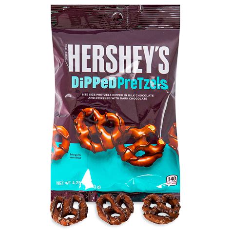 Hersheys Dipped Pretzels 425oz Candy Funhouse Us