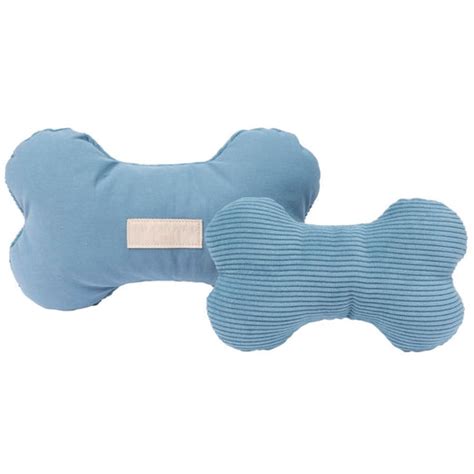 15 Off Fuzzyard Life Bone Plush Dog Toy French Blue Kohepets