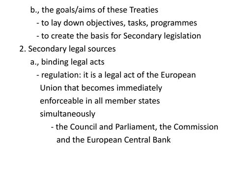 Eu Law And The Legislative Procedure Of European Union Ppt Download