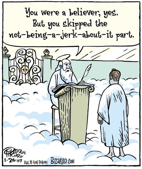 Funny God Cartoon By Dan Piraros Bizarro Christian Humor Funny
