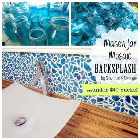 Maybe you would like to learn more about one of these? Mason Jar Backsplash - Mason Jar Crafts Love