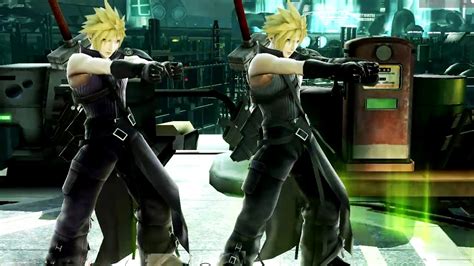 Super Smash Bros 4 Cloud Gameplay All Moves Taunts Animation And Final