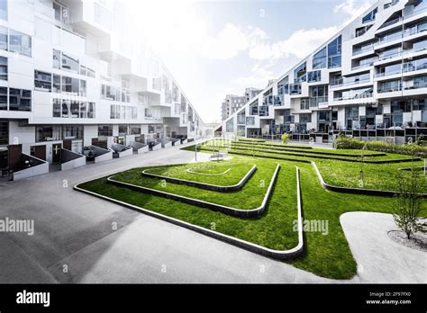 8 House In Copenhagen By Architect Bjarke Ingels Group Denmark Stock