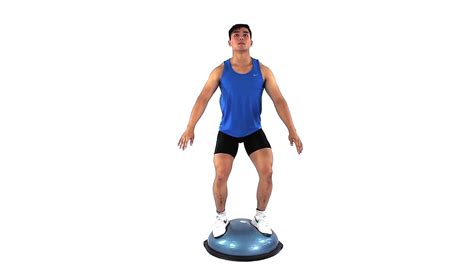 How To Do A Bosu Squat Youtube
