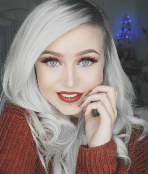 Silver White Hair Will Be An Icy Cool Colour Fad This Year