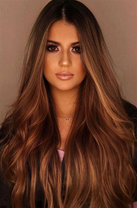 50 Brunette Brown Hair Colours And Hairstyles Power Rusty Brown