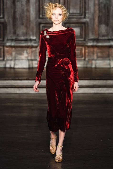 Red Velvet Couture Dress Inspirations Velvet Fashion Fashion